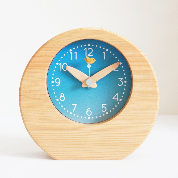KICORI K605 空の置時計 置き時計 木の時計 プレゼント キコリ 木製